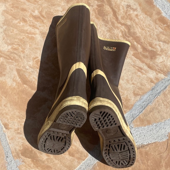 GUC Pro Line TruMaxx Rubber Boots for Men (Size: 10/Color: Brown & Cream) - Picture 13 of 16